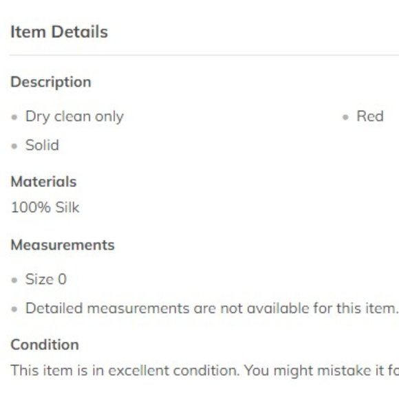 LAFAYETTE 148 size 0 long silk red coat jacket - Picture 3 of 6